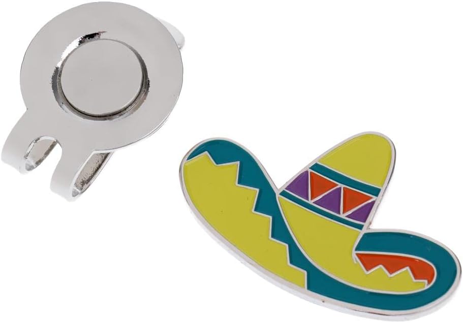 review Milageto 1 Piece Golf Ball Marker Golf Hat Clip Golf Gift
