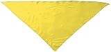 Genérico Pack de 20 Pañuelos Triangulares para Fiestas - ¡Añade Color y Alegría a tus Celebraciones! - fiestas populares peñas o charangas (20, Amarillo Limón, 100x70cm)