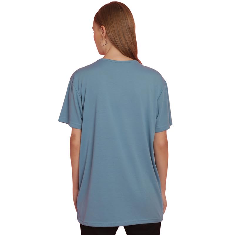 Image of Round Neck Cotton Printed Women Regular Fit Tshirt-P1950