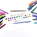 Pentel Arts Sign Pen Touch, Fude Brush Tip, 12 Assorted Colors in Marker Stand (SES15CPC12)