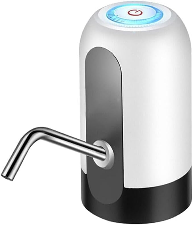 LXVE Automatic Water Dispenser Pump for 20 Litre Bottle | USB Rechargeable Electric Water Pump | One Touch Operation | Food Grade Silicone Pipe | Portable Drinking Water Dispenser for Home Office-image-23