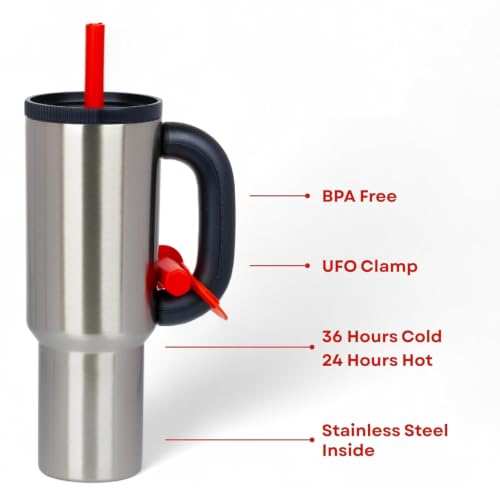 Image of CYNVEXA Tumbler with lid and Straw 1200ML Cup Stainless Steel Vacuum Insulated Tumbler for Water, Iced Tea or Coffee 1.2L Office Gym Travelling (40 - Oz - Coconut Cloud)