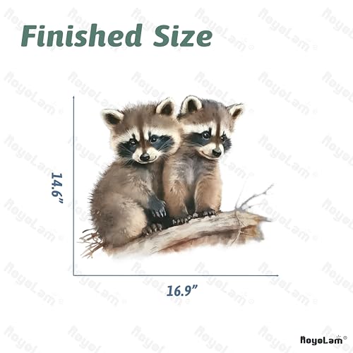 Vinilo Decorativo Little Raccoon Brothers miniatura 5