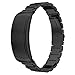 Maxjoy Compatible with Samsung Gear Fit 2 Band,Watch Bands Premium Stainless Steel Bracelet Metal Watch Strap with Magnet Clasp Replacement for Samsung Gear Fit2 SM-R360 Smart Watch,Black