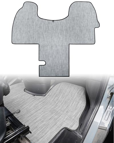 VANNCAMP Woven Floor Mats for 20192026 Mercedes-Benz Sprinter Van with Manual Mechanical Break Custom Fit One Piece Design Waterproof Easy to Clean Camper Van Accessories