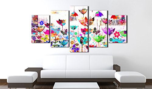 Murando Quadro 200x100 cm 5 pezzi Stampa su tela