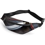 Fanny Packs cuchillo en el suelo impreso crossbody bolsas en cualquier lugar riñonera crossbody riñonera pequeño maletín para senderismo, correr, viajes, ciclismo, estilo, 36 x 15 cm, riñoneras