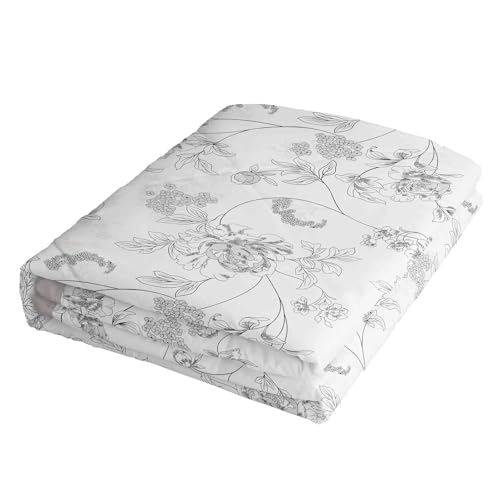 Odot Bettdecke Ohne Bezug Nutzbar Sommer, Modern Minimalist Bettdecke Ohne Bezug Bunt Modern Weich Leicht Sommerbettdecke Steppdecke Tagesdecke Doppelseitige Kühldecke (Grau,135x200cm)