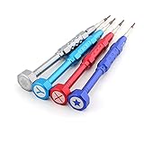 Duradera y alta precisión. HJTYQS Destornillador de precisión 3D T2 /Y0.6/1.5/5-point0.8 para iPhone X 8 7 6 / Tornillo para teléfonos Inteligentes Herramientas de reparación de Apertura (Color : 4 in 1)
