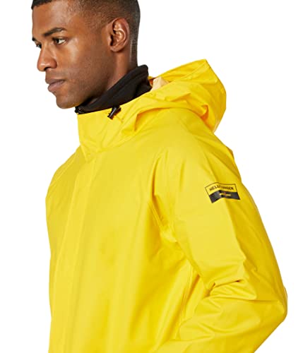 Image of Helly Hansen Mandal PVC Rain Jacket for Men, 310 Light Yellow, Small