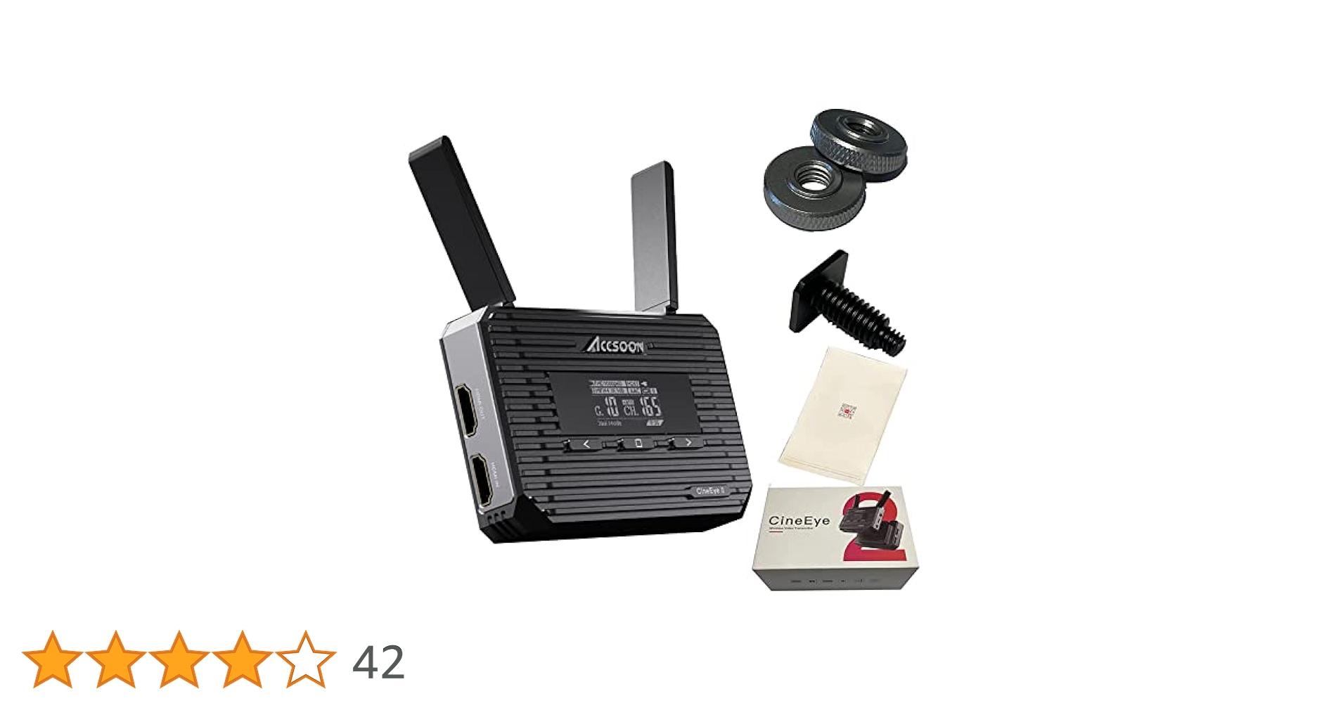 Accsoon CineEye ワイヤレスHDMI 映像送信機 Amazon.com : Accsoon CineEye Video Transmitter, 5G Wireless