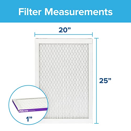 Filtrete 20X25X1, Ac Furnace Air Filter, Mpr 1500, Healthy Living Ultra Allergen, 2-Pack (Exact Dimensions 19.719 X 24.688 X 0.78) #TOP1