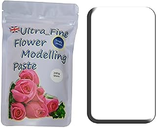 Simply Heaven 240g - 1920g White Sugar Florist, Gum Paste - Sugarcraft Floral Flower Modelling (1 x 240g)