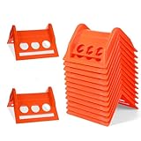12 Pack Flatbed Edge Corner Protector Holder, Ratchet Strap Protector, Heavy Duty Cargos Strap Protectors, Flatbed Equipment for Shipping Cargo Protection
