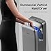 AIKE HEPA Filtered Vertical Hand Dryer Premium, 110-130V Silver Model AK2005H