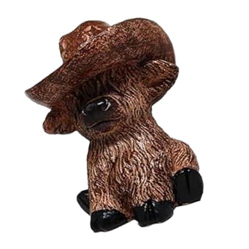 Statue de vache des Highlands originale : cadeau idéal de décoration pour collectionneur