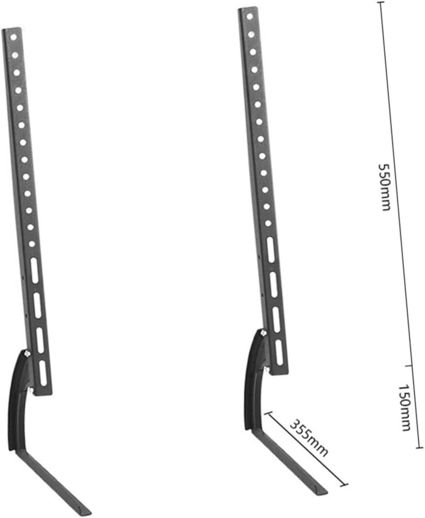 Metal Tv Stand Holder for LCD Tvs Height Heavy Duty Design Easy Installation for Use