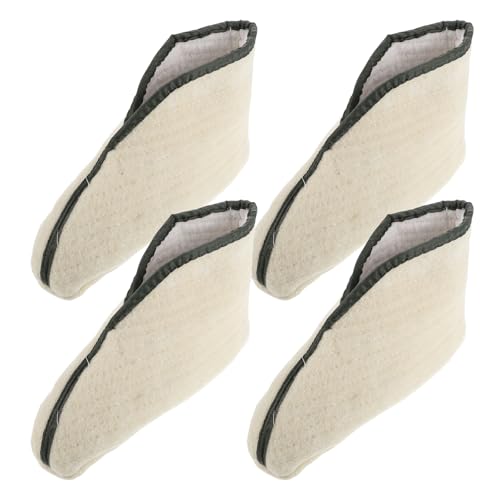 Forros de lana para botas con aislamiento térmico: pack de 2 pares para un fácil reemplazo