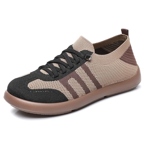 MEIION chaussbien ErgoNova - Baskets à Confort orthopédique pour Femme Chaussures de Sport pour Femmes, Confortables et stylées, à Enfiler, idéales pour la Marche et Les activités décontractées