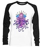 emrakul the aeons torn edh Cómodo Emrakul Unisex Camiseta De Béisbol Manga Larga Hombre Mujer Blanca Negra