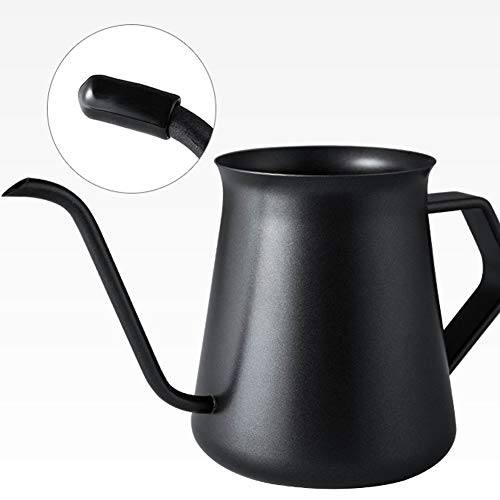 heaven2017 Cafeteira de Aço Inoxidável, 400 ml, com tampa