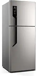 Geladeira Electrolux Frost Free 431L Efficient AutoSense Duplex Inox Look (TF70S) 127V