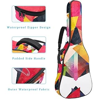 Étui rembourré imperméable en tissu Oxford avec bandoulière réglable Motif triangle lumineux - Les Beatles, Paul McCartney, John Lennon, RIngo Starr, George Harrison Étui rembourré imperméable en tissu Oxford avec bandoulière réglable Motif triangle lumineux – Image 4