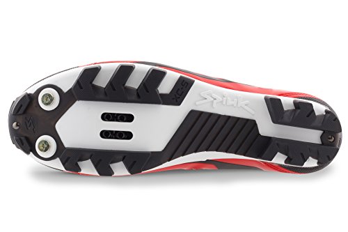 Spiuk Rocca MTB scarpe, Unisex adulto, Rosso, 43