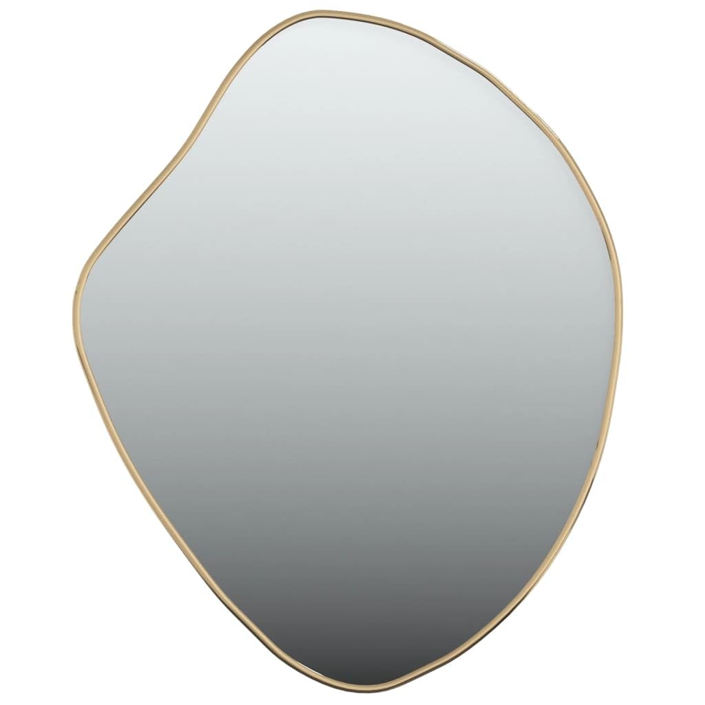 Specchio da Parete, Specchio Cosmetico in Vetro Irregolare con Cornice in PVC, Elemento Decorativo da Appendere per Bagno, Camera da Letto, Corridoio, Ingresso e Soggiorno (50 x 40 cm)