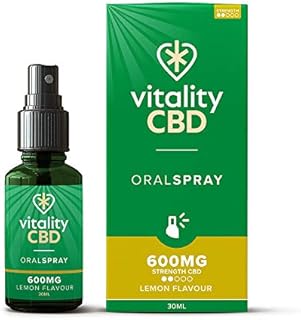 Vitality CBD Oral Spray in MCT Oil, 1200 mg, Berry, 30ml