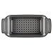 Rachael Ray Bakeware Meatloaf/Nonstick Baking Loaf Pan with Insert, 9 Inch x 5 Inch, Gray