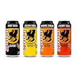 Sprecher Brewing Company Best Sellers Variety Pack in 16 Fl Oz Cans (12 Pack), Root Beer, Cream Soda, Orange Dream, Cherry Cola - Premium Gourmet Craft Soda
