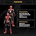ZD Toys 1/10 Scale 7 inch No Way Home Spider-Man Red and Black Upgraded Suit Collector Action Figure