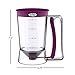 Pancake Batter Dispenser - Batter Dispenser with Squeeze Handle for Waffles, Muffins, and Crepes - Kitchen Gadgets for Baking (Purple)