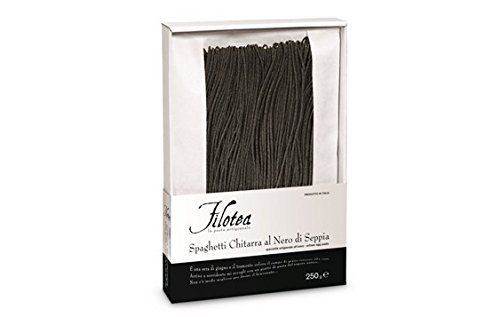 Filotea Egg Spaghetti Black Squid Ink - 8.8 oz (Pack of 2)