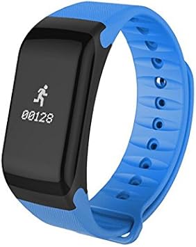rongt T1 inteligente presión arterial pulsera SmartBand podómetro oxímetro  de pulso Monitor de frecuencia cardíaca Fitness Tracker pulsera para IOS  Android, Azul : Amazon.es: Deportes y aire libre