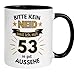 53 Geburtstag Männer Geschenk Tasse | Bitte kein Neid – weil ich mit 53 so gut aussehe | Lustige Geschenk Geburtstagstasse Spruch 53. Geburtstag | 53ter Geburtstag - Witziges Geburtstagsgeschenk Mann
