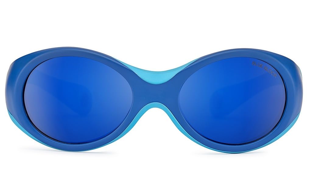 NANO NANITO Gafas, Azul Mate/Turquesa, 42/17 Unisex niños