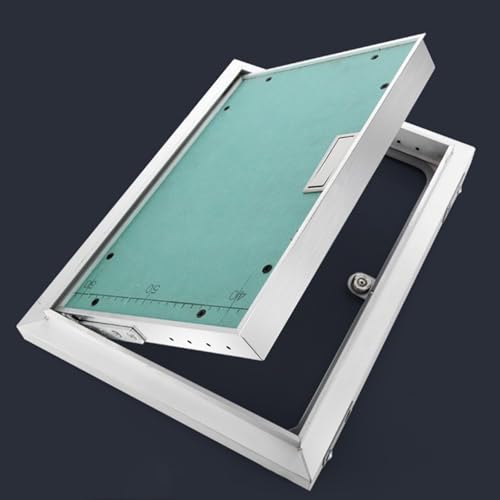 Panel de puerta de acceso oculto, cubierta de escotilla de inspección de aluminio para paneles de yeso y fontanería, eje de servicio grande con placa de yeso