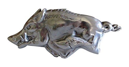Jenkins Enterprises Arkansas Razorbacks Logo HD Metal Trailer Hitch Cover Chrome