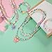 PinkSheep Jewelry Kids Necklace and Bracelet 3 Pack 9pcs, Little Girls Jewelry In Box, Flower Girl Gift Kids Girls Accessories