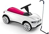 Schubstange für alle BMW Baby Racer III-Modelle, ideal für kleine Fahranfänger. Die Stange wird aus schadstofffreiem Kunststoff und Edelstahl hergestellt.