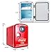 Coca-Cola 12V Portable Bluetooth Speaker Mini Fridge, AC/DC Power Cords Included, Compact Speaker and Personal Cooler/Warmer for Desk Office Dorm, Music-Lovers and Students