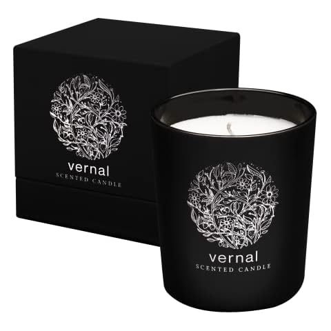 Green Decore Vernal Ethos Soy Wax Scented Candle Perfect Gifts for Friends, Mother, Wife or Others for Thanksgiving | Christmas | Mother's Day | Valentine's Day | Birthday Gifts,White,One Size,CL1010 Cover