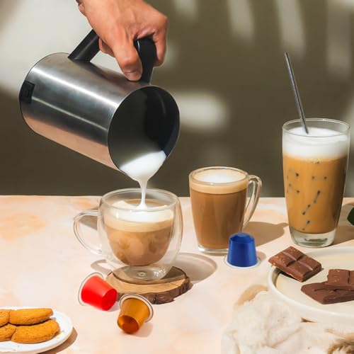 Image of COFFEEZA Finero Mini Espresso Machine & Frothimo Pro Milk Frother Combo - Portable Coffee Maker with 6-in-1 Frother for Hot & Cold Foam, Perfect for Travel, Home, Camping, and Office Use