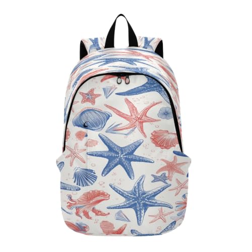 Sac à dos ordinateur portable bretelles rembourrées étoile de mer