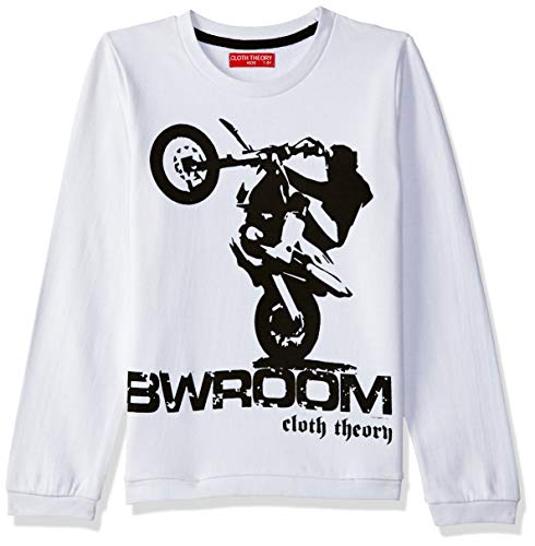Image of Cloth Theory Boy's Cotton Crew Neck Sweatshirt