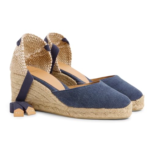 Image of Castaner | Espadrille with Wedge Carina Made in Canvas 7 cm | Woman