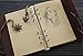 Leather Writing Journal Notebook,Classic Spiral Bound Notebook Refillable Diary Sketchbook Gifts with Unlined Travel Journals to Write in,Retro Pendants,Classic Embossed(Coffee)
