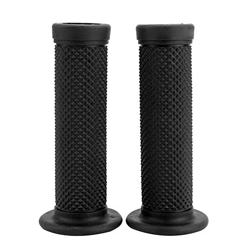 Moped Lenker Griffe, 2 Stück 22mm Universal Vintage Lenkergriffe Star Decor Lenkerenden(Schwarz)